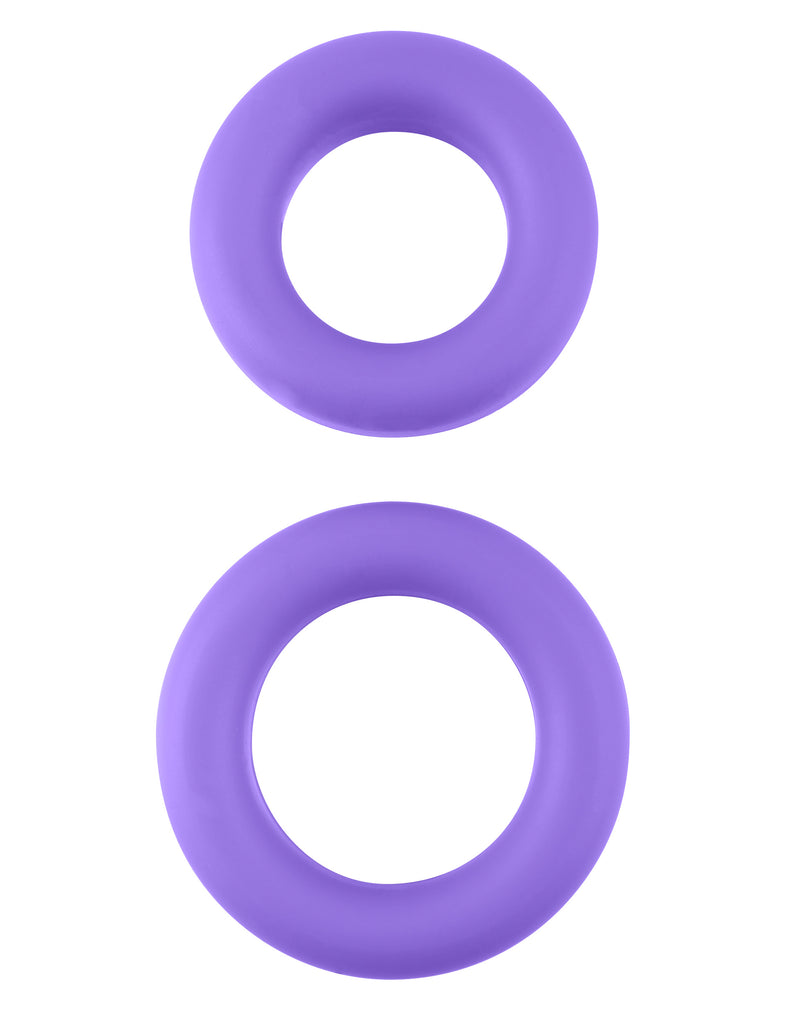 Neon Stretchy Silicone Cock Ring Set