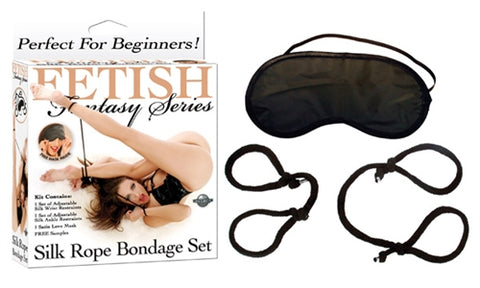 Beginner's Silk Rope Bondage Set