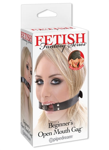 Fetish Fantasy Series Beginners Open  Mouth Gag - Black