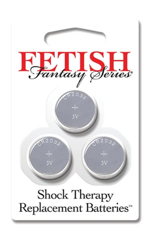Fetish Fantasy Series Shock Therapy Replacment Batteries - 3 Pack