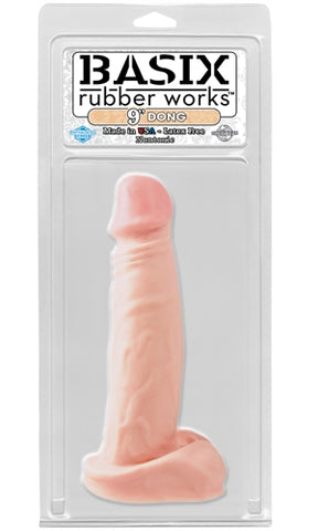Basix Rubber Works - 9 Inch Dong