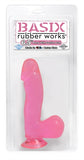 Basix Rubber Works - 6.5 Inch Dong With Suction Cup