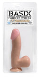 Basix Rubber Works - 6.5 Inch Dong With Suction Cup