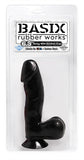 Basix Rubber Works - 6.5 Inch Dong With Suction Cup