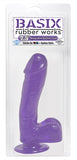Basix Rubber Works - 7.5 Inch Dong With Suction Cup