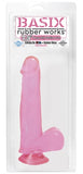 Basix Rubber Works 7.5 Inch Dong With Suction Cup