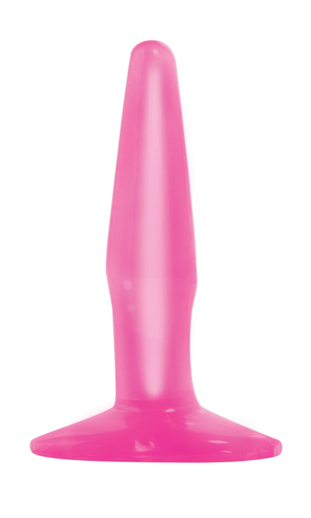 Basix Rubber Works Mini Butt Plug - Pink