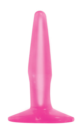 Basix Rubber Works Mini Butt Plug - Pink
