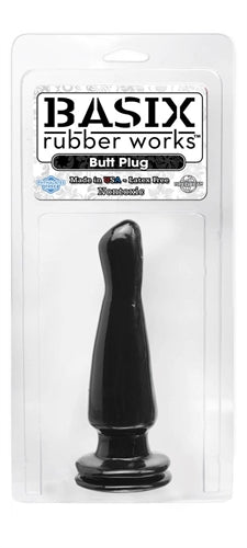 Basix Rubber Works - Butt Plug - Black