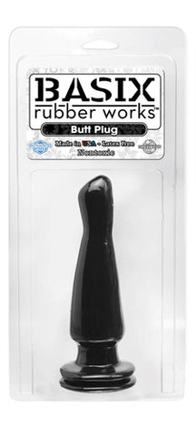 Basix Rubber Works - Butt Plug - Black