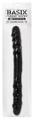 Basix 16 Inch Double Dong - Black
