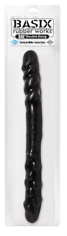 Basix 16 Inch Double Dong - Black