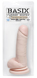 Basix Rubber Works 8 Inch Dong With Suction Cup