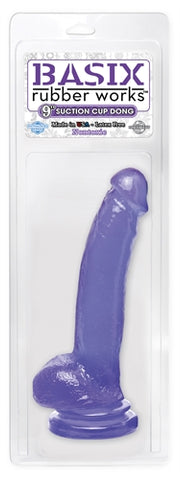 Basix Rubber Works 9 Inch Suction Cup Dong