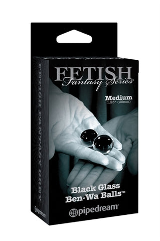 Fetish Fantasy Series Limited Edition Glass Ben-Wa Balls - - Black