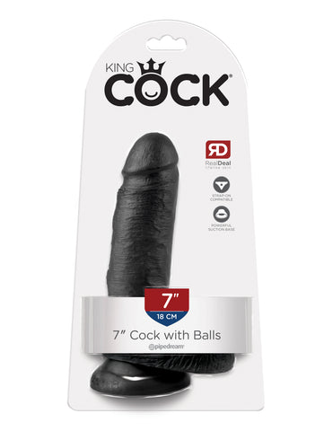 King Cock 7-Inch Cock With Balls