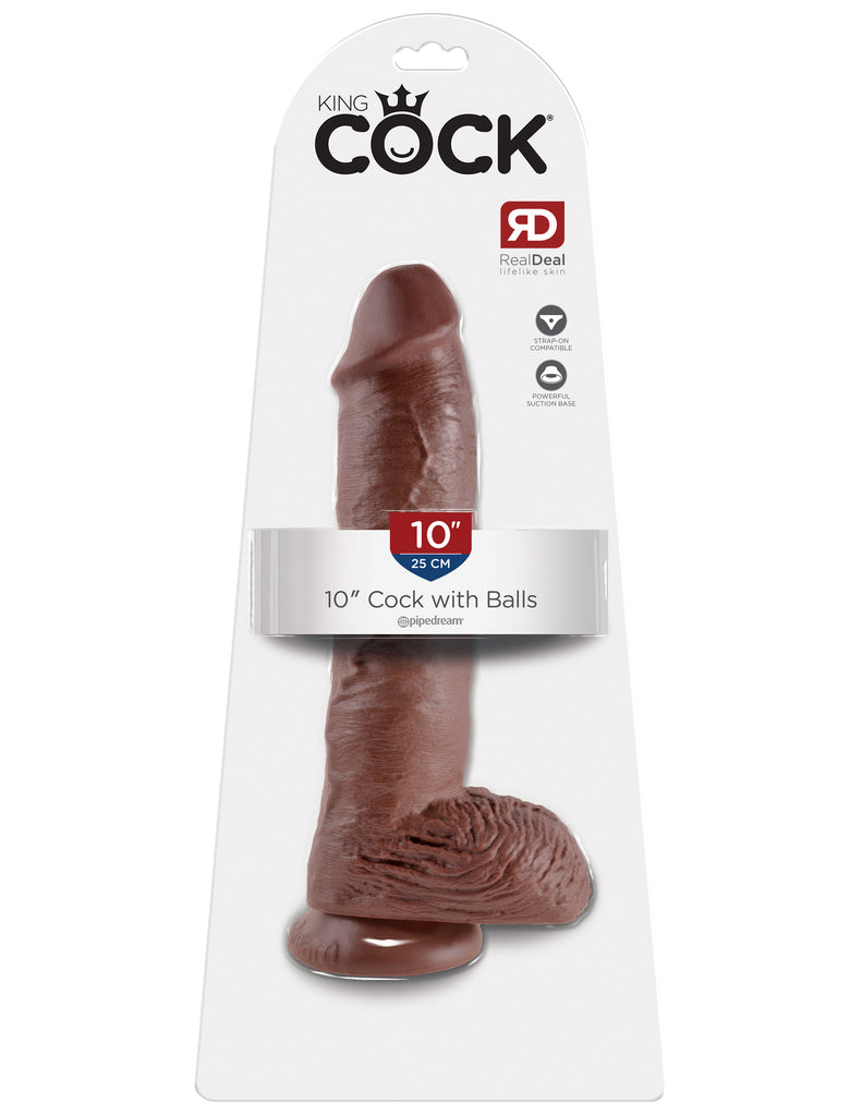 King Cock 10-Inch Cock With Balls