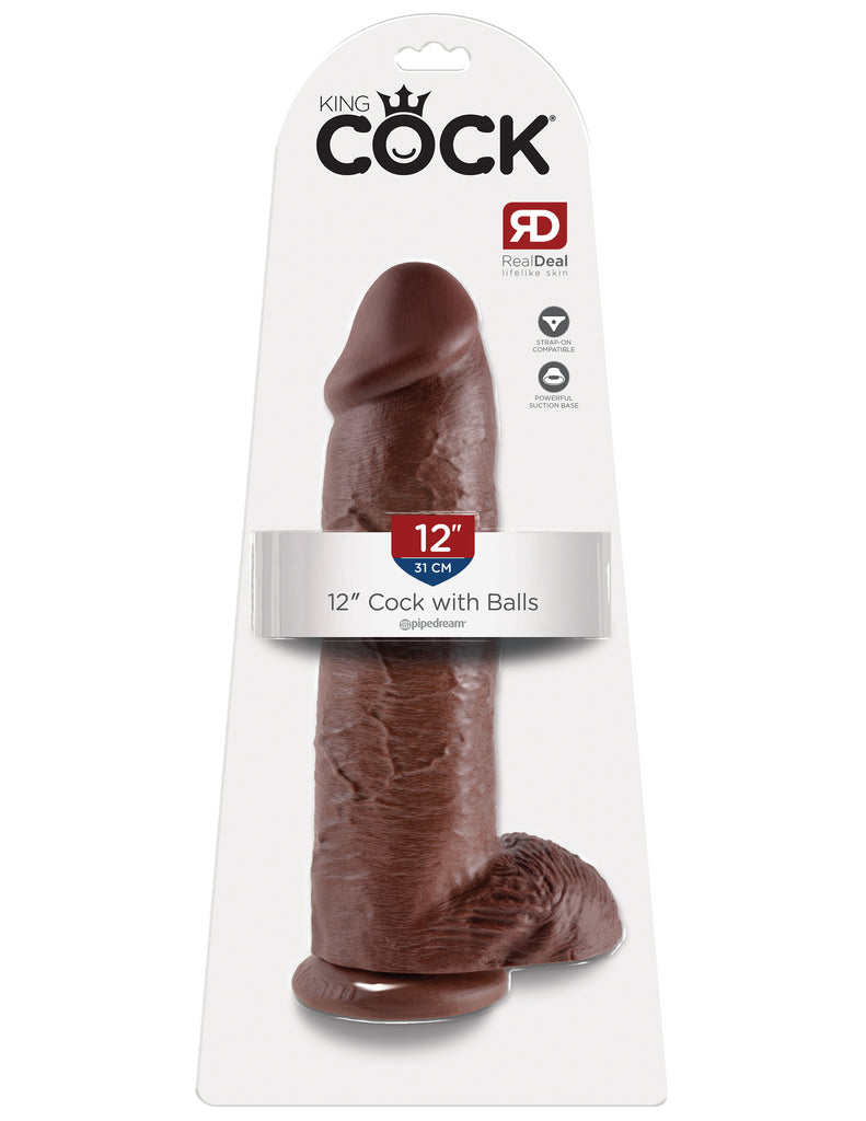 King Cock 12 Inch Cock With Balls