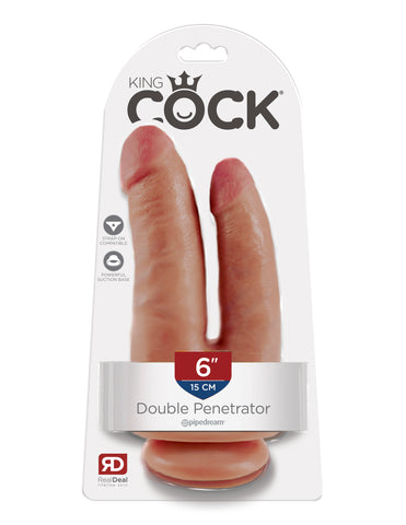King Cock  Double Penetrator - Tan