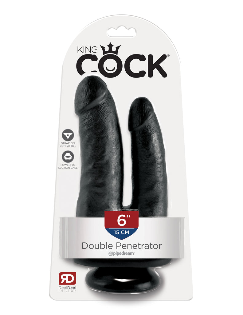 King Cock Double Penetrator - Black