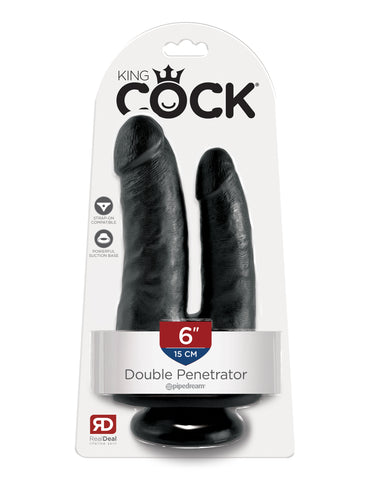 King Cock Double Penetrator - Black