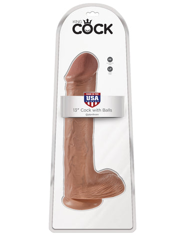 King Cock 13" Cock With Balls