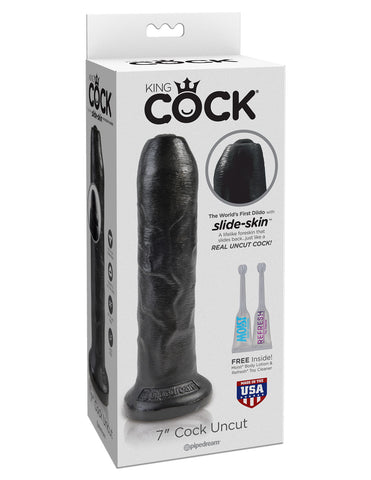 King Cock 7" Uncut - Black