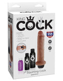 King Cock 7" Squirting Cock