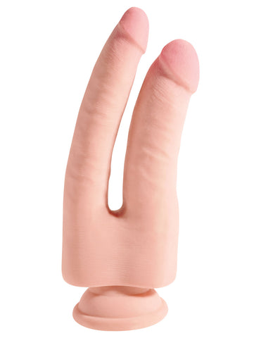 King Cock Triple Denisty Double Penetrator 9.5" - Flesh