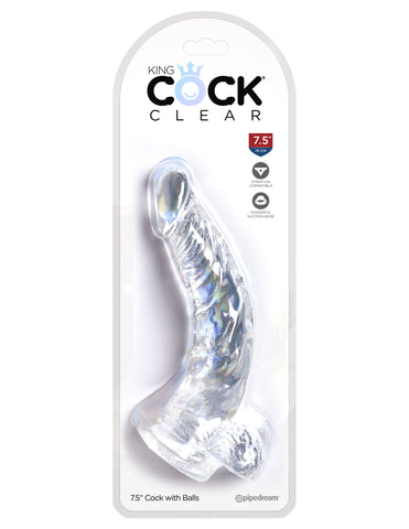 King Cock Clear Cock With Balls