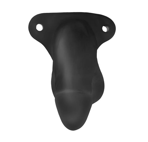 Fun Boy 6.5 Soft Hollow Strap-on - Packer - Extender - Black