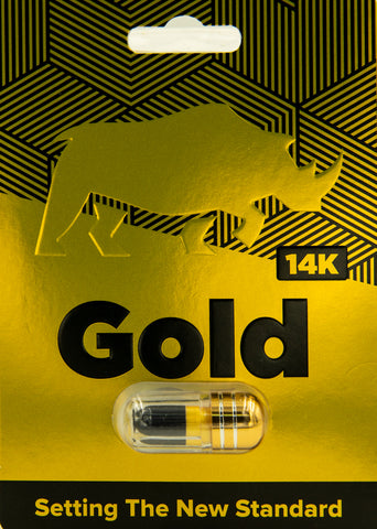 14k Gold Male Sexual Enhancement Single Pack