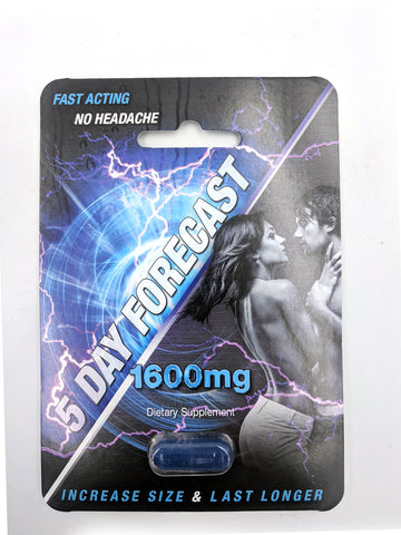 5 Day Forecast Male Enhancement - Single Pack