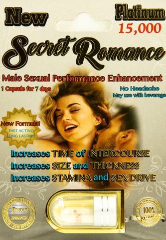 Secret Romance Male Enhancement Single Pack