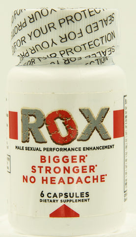 Stiff Rox Male Sexual Enhancement 6 Ct Bottle