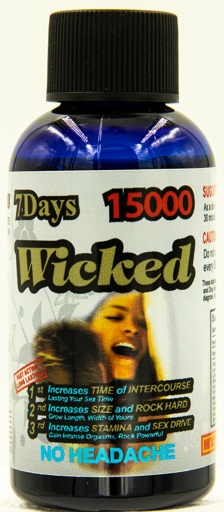 Wicked 15000 Sexual Male Enhancement Single Shot