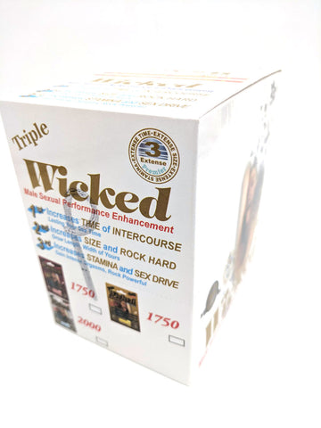 Triple Wicked Platinum - 2000mg - 24 Count Display - Single Capsule Blisters