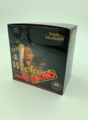 Wicked Hard 20000mg Sexual Male Enhancement  24ct Display