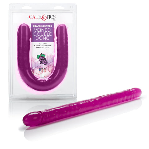 Veined Double Dong - Grape