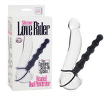 Silicone Love Rider Beaded Dual Penetrator.