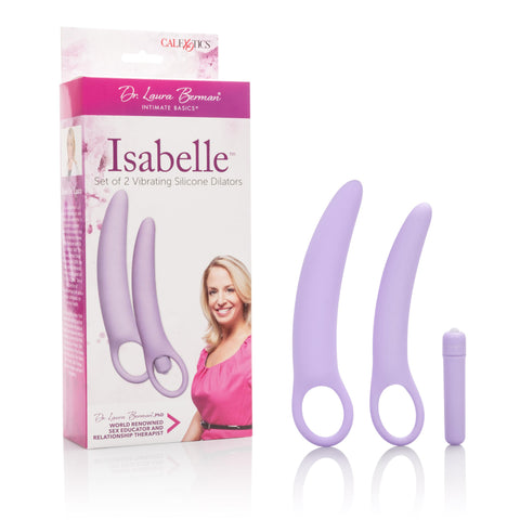 Dr. Laura Berman Isabelle Set of 2 Vibrating  Silicone Dilators