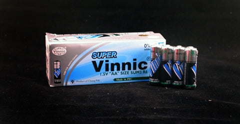 Vinnic Super Heavy Duty AA Batteries - 40 Count Box