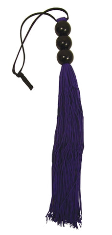 Sex and Mischief Rubber Whip Small 10 Inch