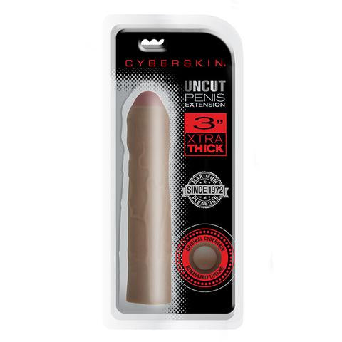 Cyberskin 3 Xtra Thick Uncut Transformer Penis Extension