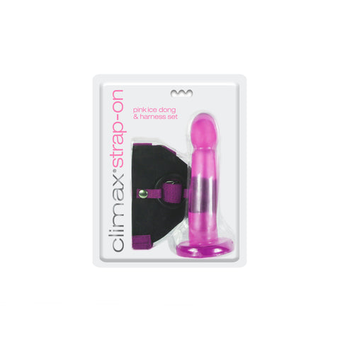 Climax Strap-on - Ice Dong & Harness Set