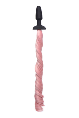 Pink Pony Tail Anal Plug
