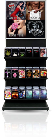 Wet Floor Display With 18 Fishbowls