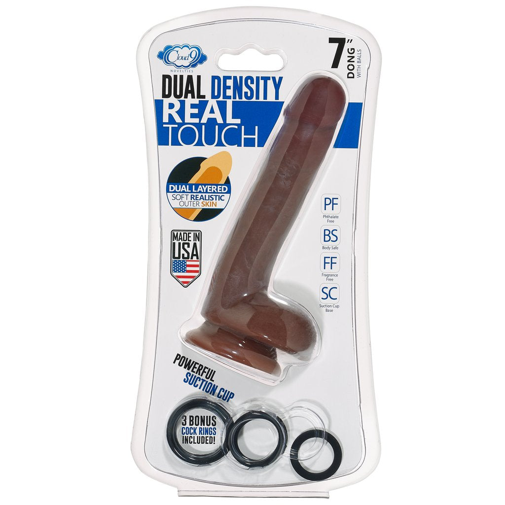 Cloud 9 Novelties Dual Density Real Touch Inch With Balls