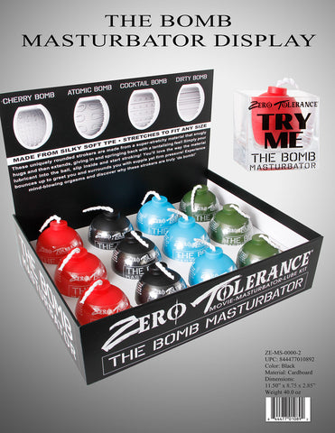 Bomb Masturbator 12ct Display