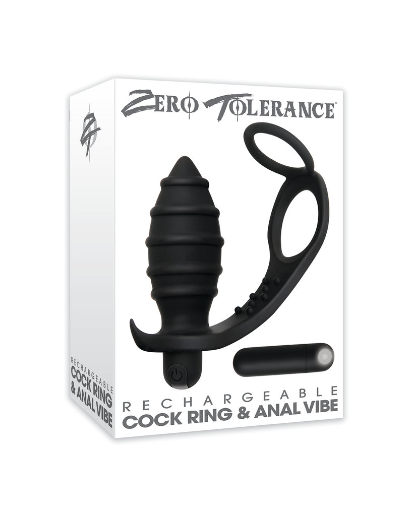 Rechargeable Anal Cock Ring & Anal Vibe